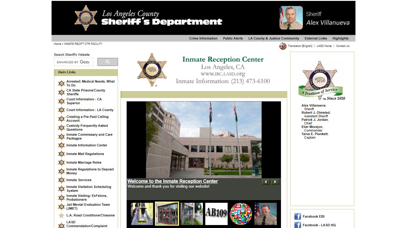 LASD.org - Facilities